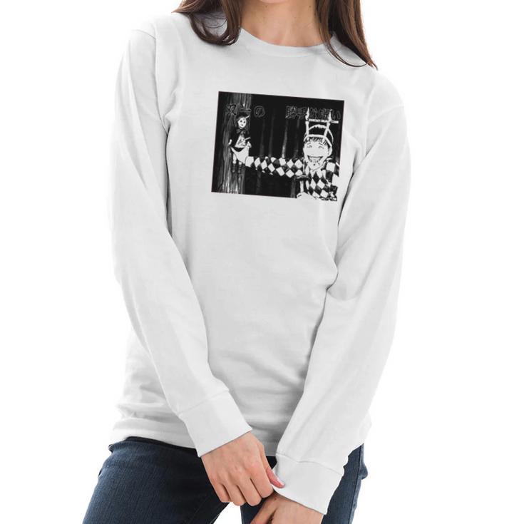 Junji Ito Haunted House Manga Women Long Sleeve Tshirt