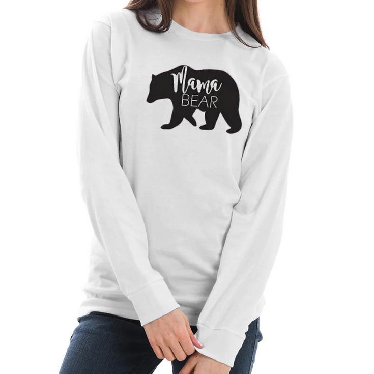 Mama Bear Blessed Mama Mom Gift Women Long Sleeve Tshirt