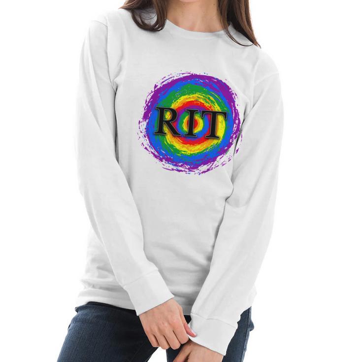 Rochester Institute Of Technology University Rainbow Flag 2020 Women Long Sleeve Tshirt