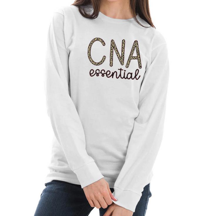 Speedy Pros Funny Graphic Cna Nurse Certified Nursing Assistance Essential Worker Women Long Sleeve Tshirt