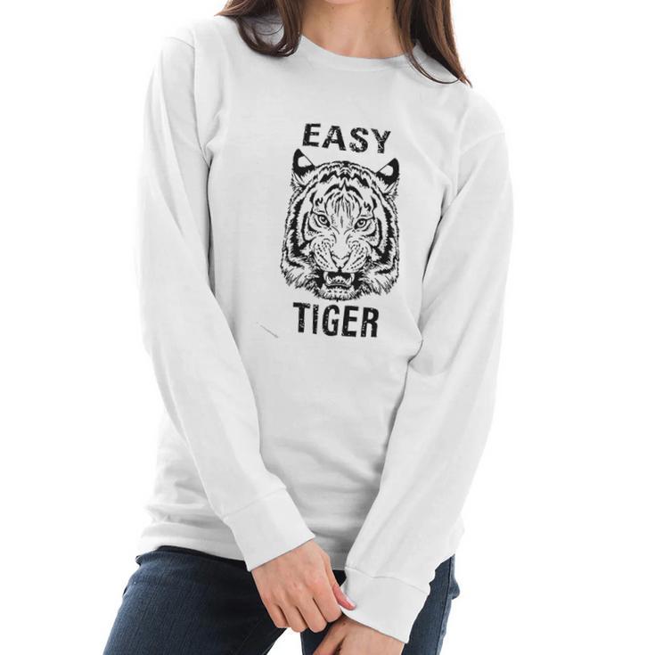 Women Tiger King  Carole Did It  Graphic Joe Exotic Women Long Sleeve Tshirt