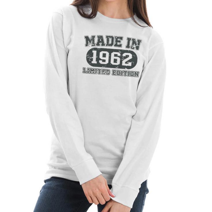 Vintage 1962 Cool 60 Years Old Bday Men Women 60Th Birthday Women Long Sleeve Tshirt