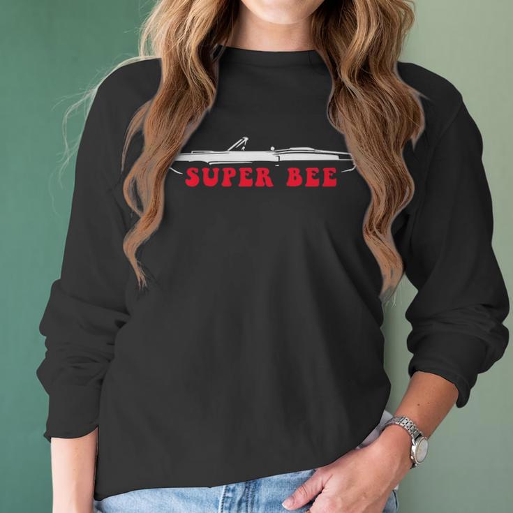 1970 Dodge Coronet Super Bee Convertible Women Long Sleeve Tshirt