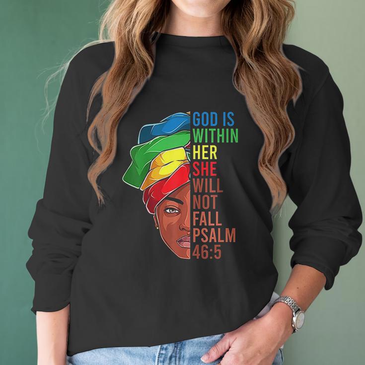 African American Apparel Jesus Christian Women Long Sleeve Tshirt