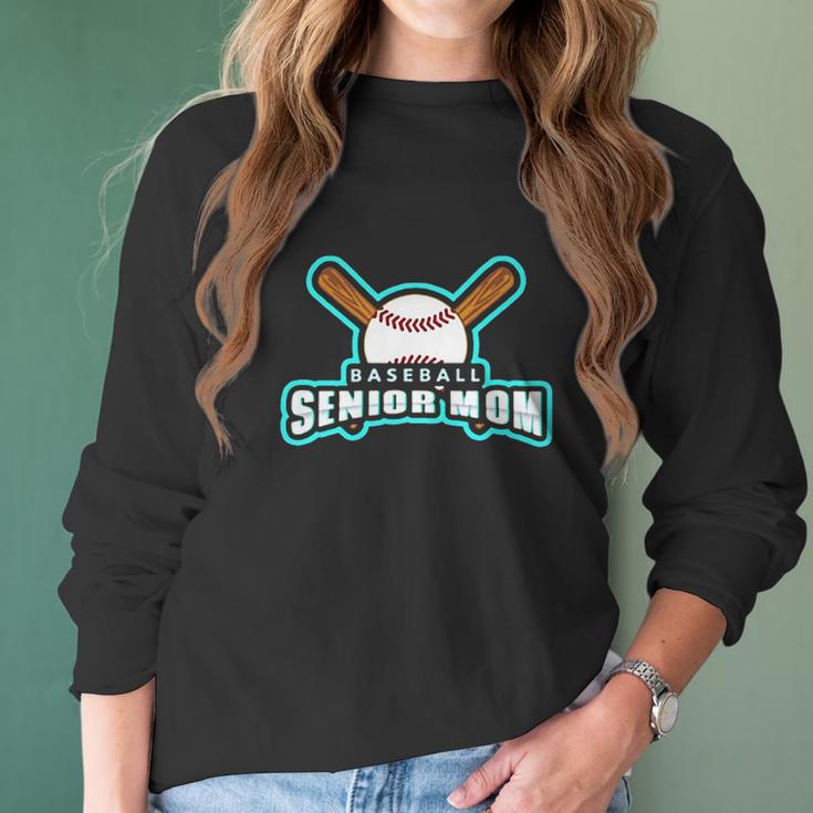 Baseball Senior Mom Mothers Day Women Long Sleeve Tshirt