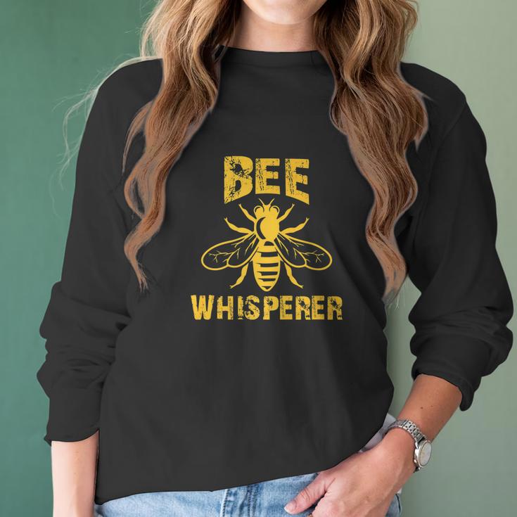 Bee Whisperer Beekeeper Pollen Gifts Women Long Sleeve Tshirt