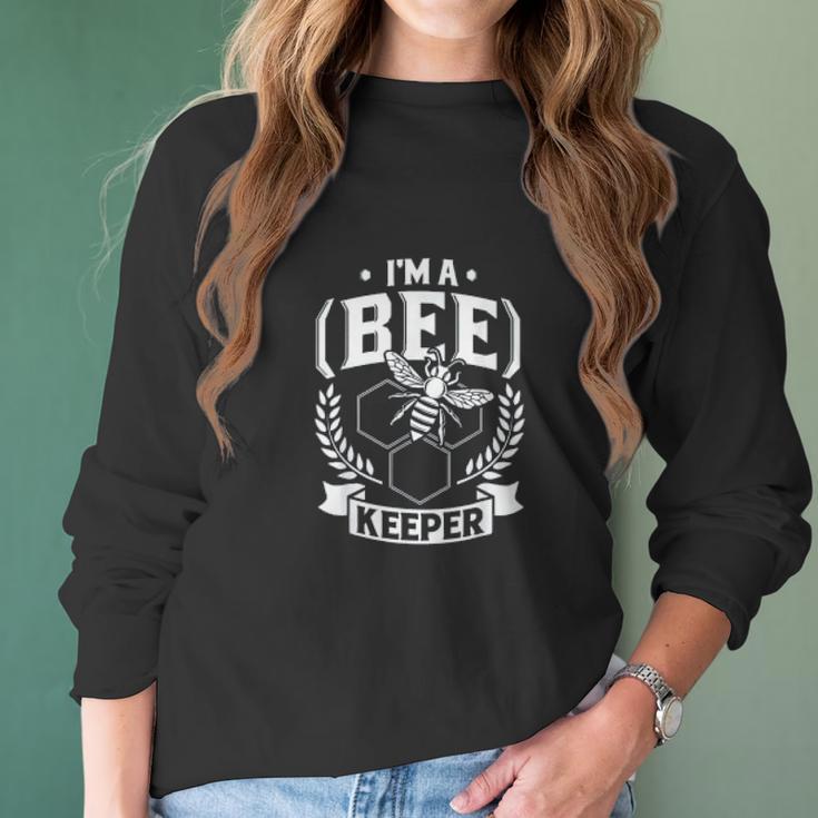 Im A Beekeeper Funny Honey Bee Beekeeper Climate Change Women Long Sleeve Tshirt