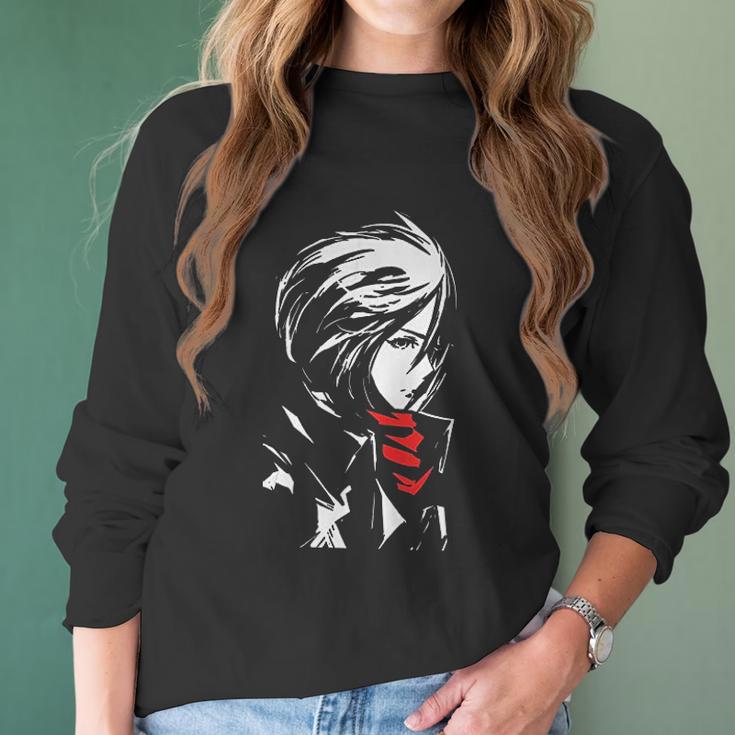 Beenle Anime Attack On Titan Mikasa Ackerman Women Long Sleeve Tshirt