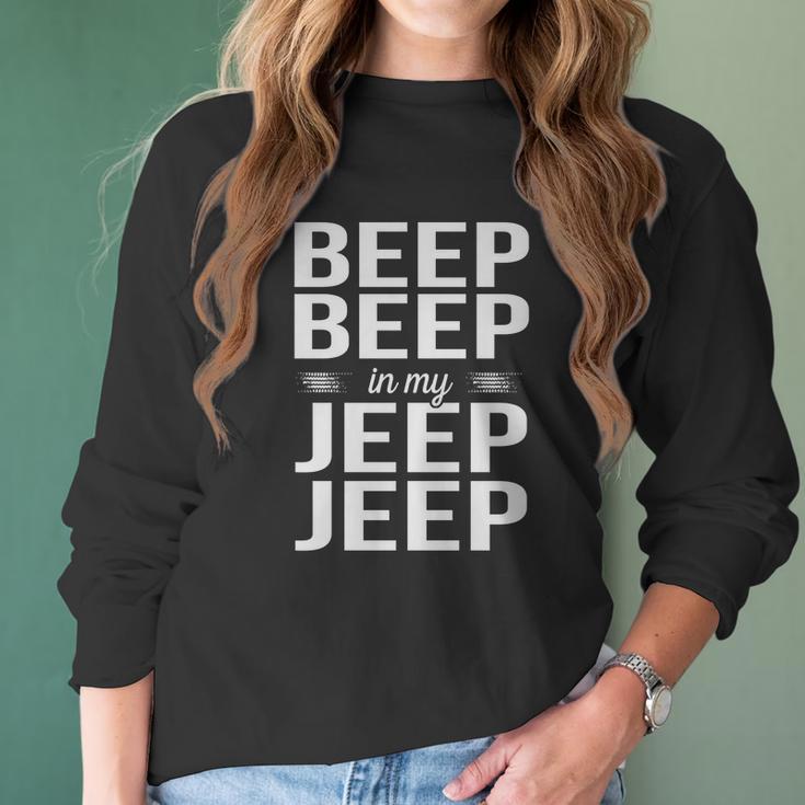 Beep Beep In My Jeep Jeep Women Long Sleeve Tshirt