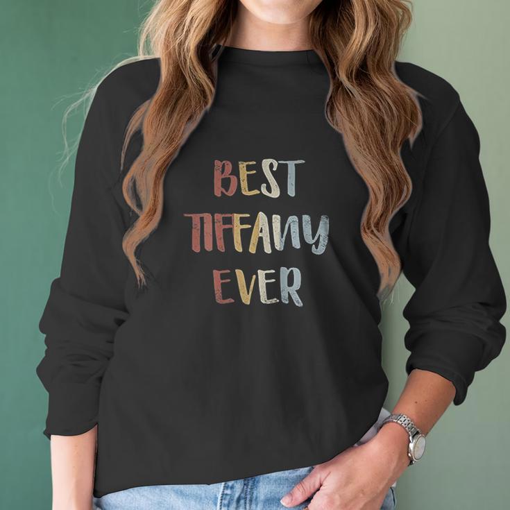 Womens Best Tiffany Ever Retro Vintage Women Long Sleeve Tshirt