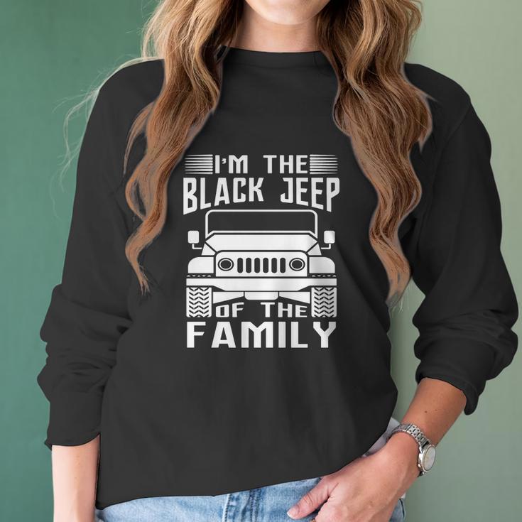 Mens Im The Black Jeep Of The Family Cool Offroad Gift Men Women T-Shirt Graphic Print Casual Unisex Tee Women Long Sleeve Tshirt