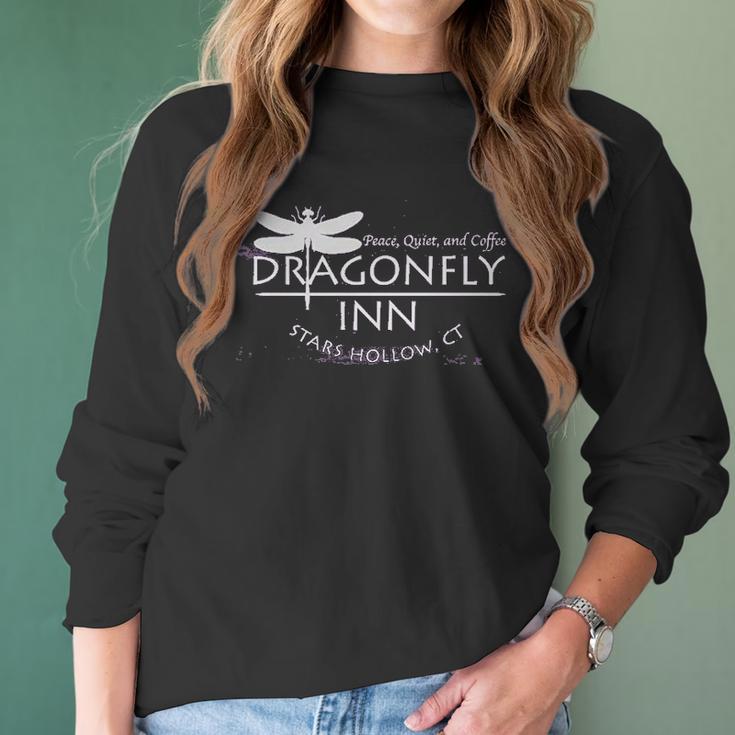 Brain Juice Dragonfly Inn Gilmore Girls Women Long Sleeve Tshirt