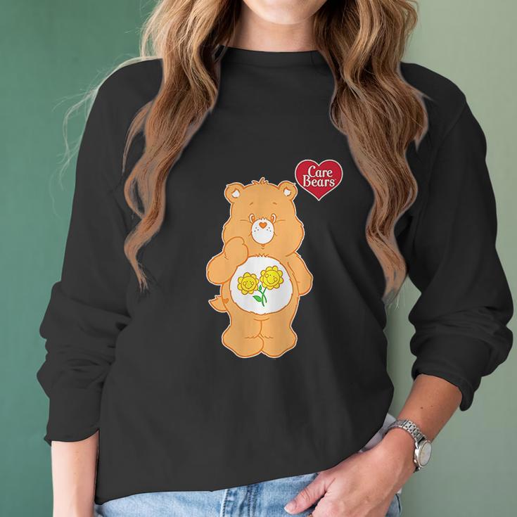 Care Bears Friend Bear Flower Women Long Sleeve Tshirt