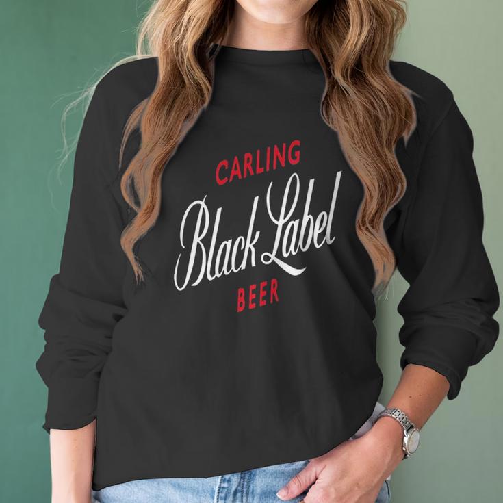 Carling Black Label Beer Slim Women Long Sleeve Tshirt