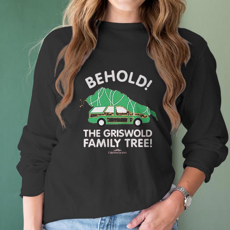 Christmas Vacation Behold The Tree Women Long Sleeve Tshirt