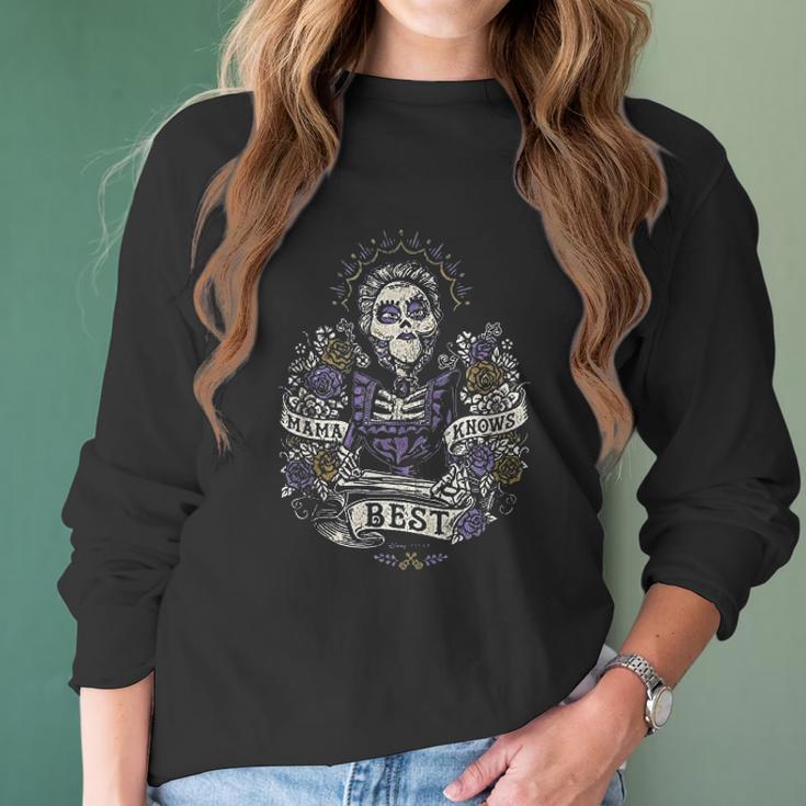 Coco Mama Knows Best Floral Design Women Long Sleeve Tshirt