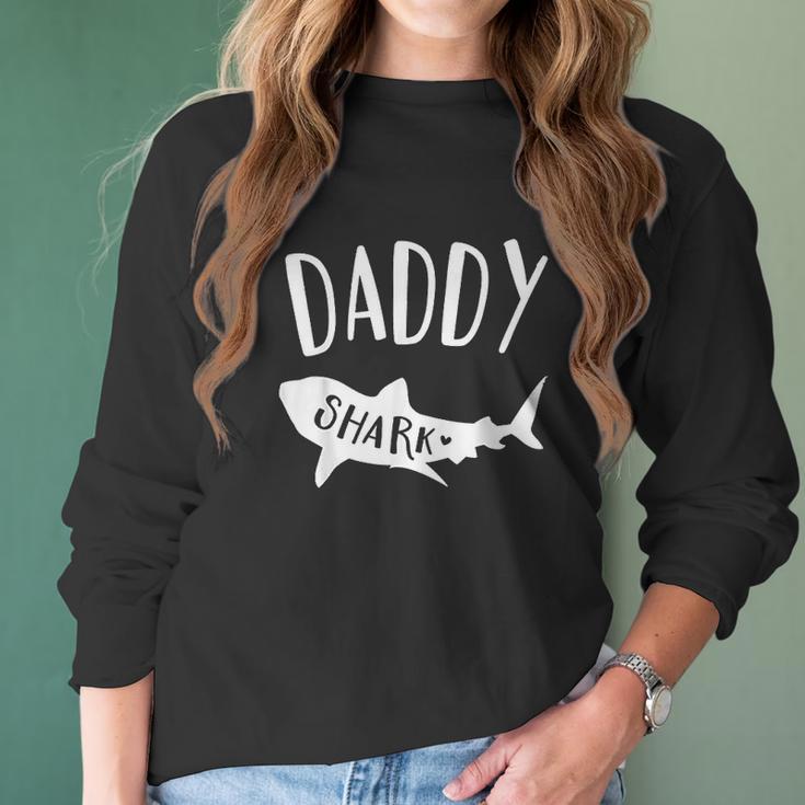 Daddy Shark Doo Doo For Men Fathers Day Christmas Birthday Women Long Sleeve Tshirt