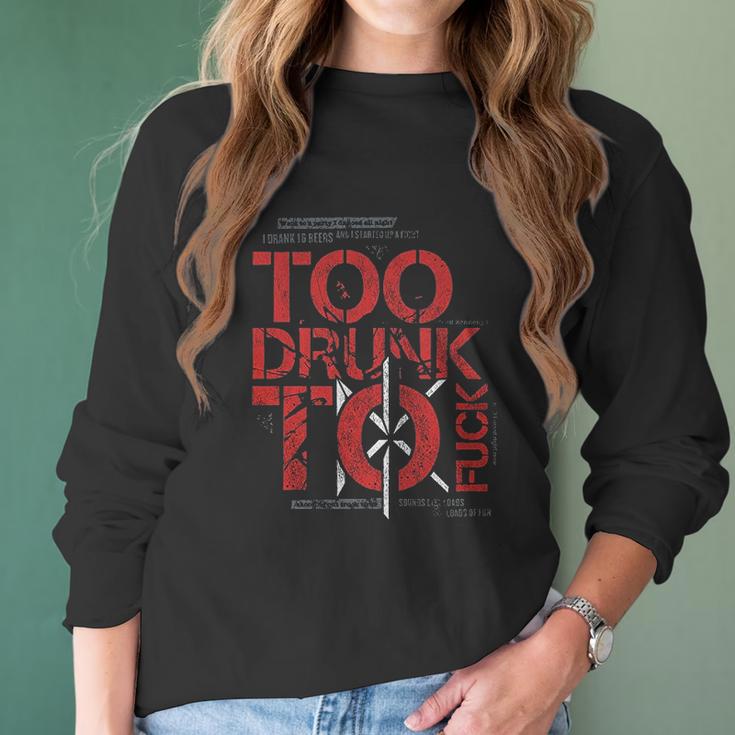 Dead Kennedys Too Drunk Women Long Sleeve Tshirt