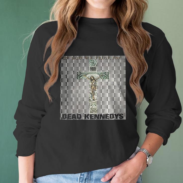 Dead Kennedys In God We Trust Women Long Sleeve Tshirt