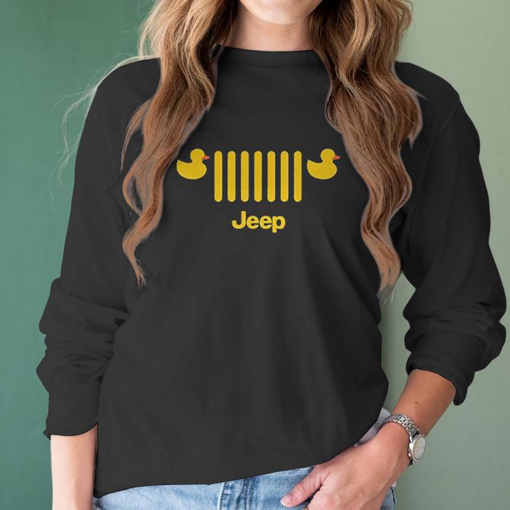 Duck Duck Jeep Women Long Sleeve Tshirt