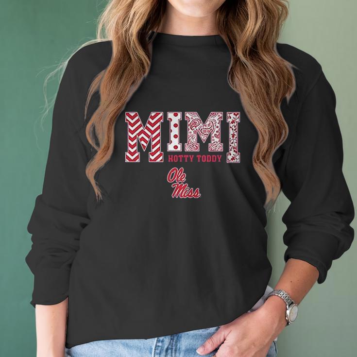 Fanprint Ole Miss Rebels Women Long Sleeve Tshirt