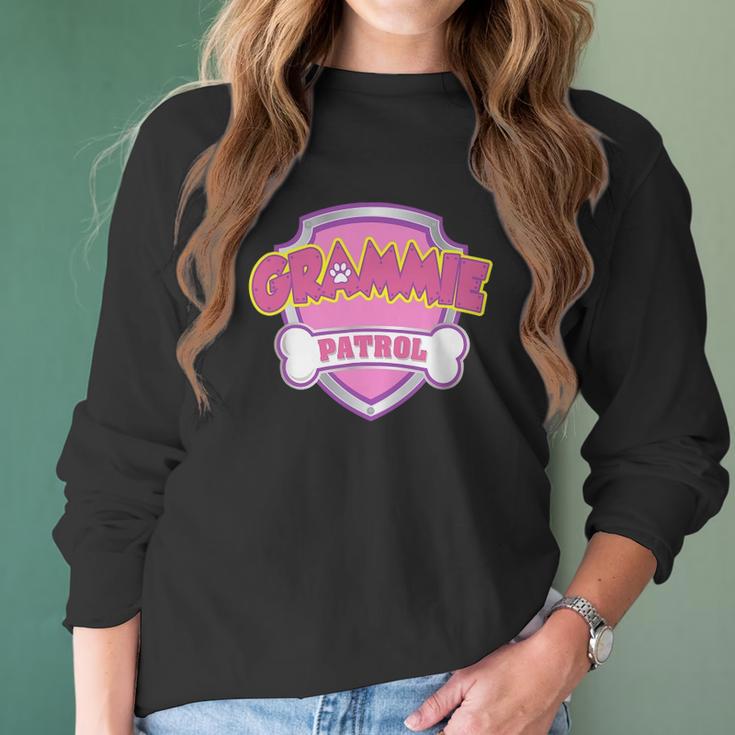 Funny Grammie Patrol - Grandma Women Long Sleeve Tshirt