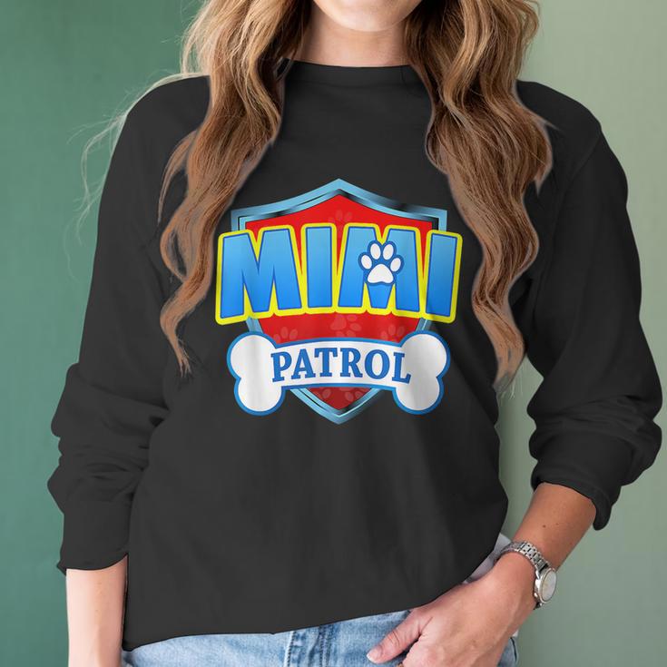 Funny Mimi Patrol - Dog Mom Dad For Men Women Women Long Sleeve Tshirt