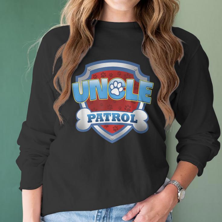 Funny Uncle Patrol - Dog Mom Dad For Men Women Men Women T-Shirt Graphic Print Casual Unisex Tee Women Long Sleeve Tshirt