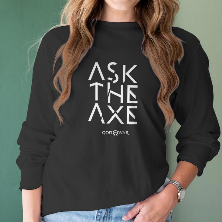 God Of War Ask The Axe Women Long Sleeve Tshirt