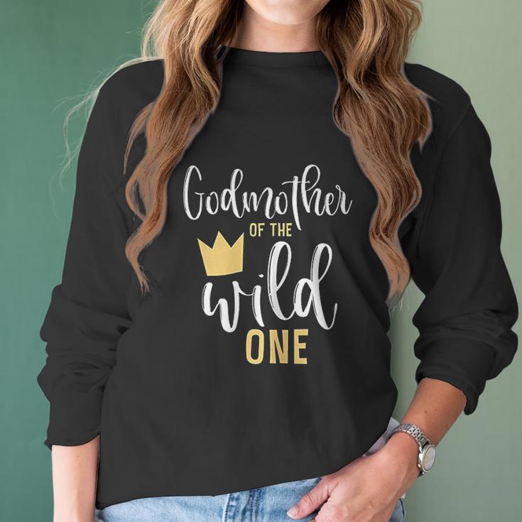 Godmother Of The Wild One Birthday Women Long Sleeve Tshirt