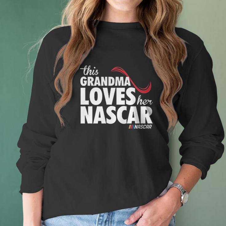 This Grandma Loves Nascar Women Long Sleeve Tshirt