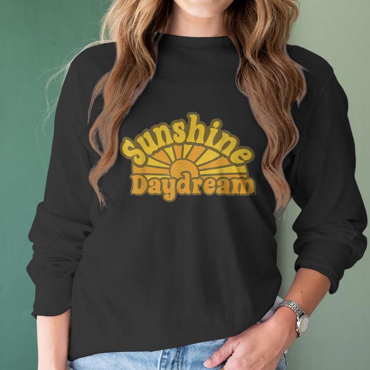 Grateful Sunshine Daydream Sunflower Rock Women Long Sleeve Tshirt