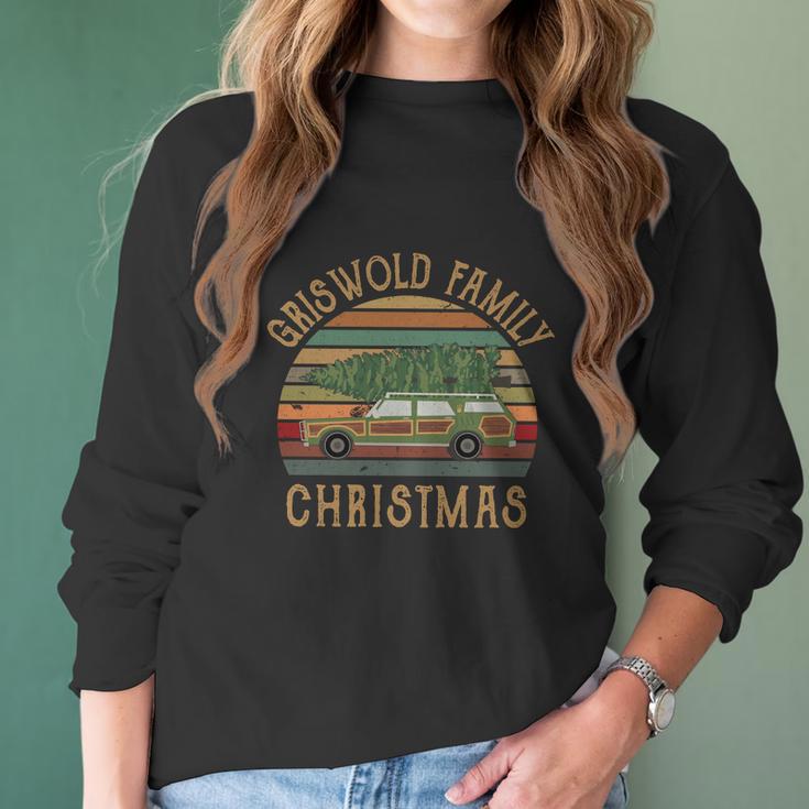 Griswold Family Christmas Vintage Holiday Women Long Sleeve Tshirt