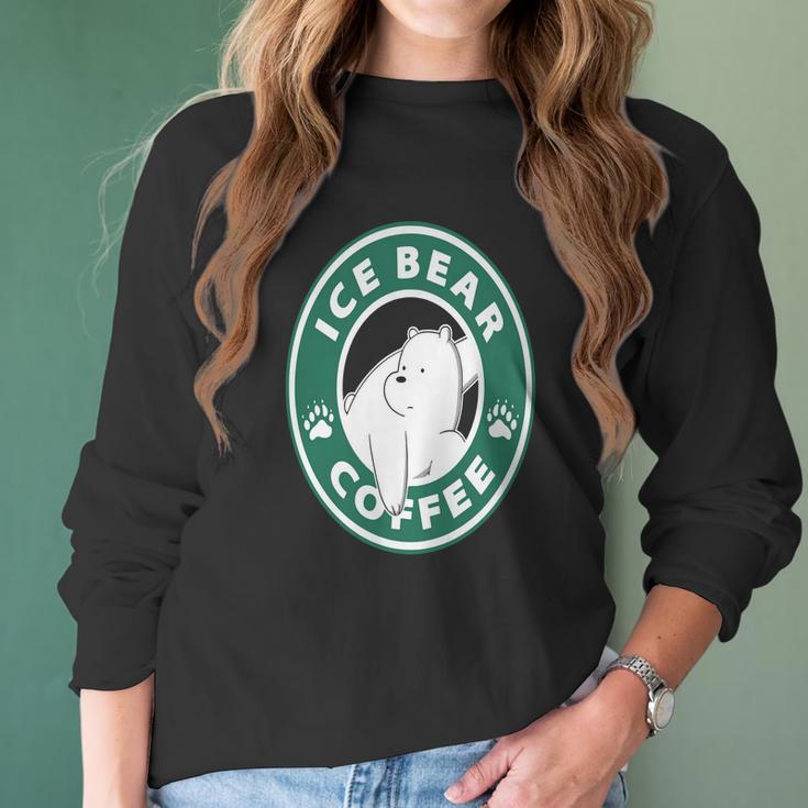 Ice Bear Coffee Women Long Sleeve Tshirt