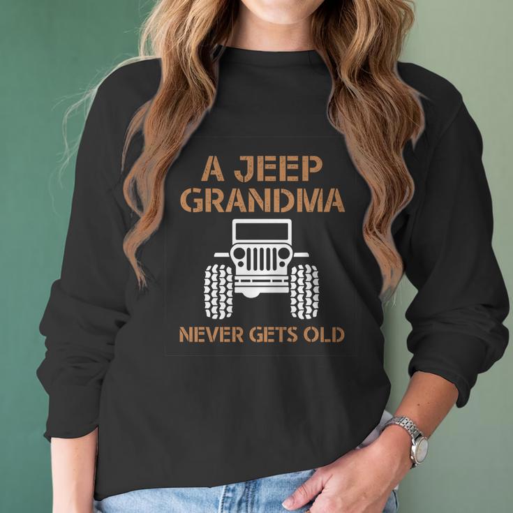 A Jeep Grandma Never Gets Old Women Long Sleeve Tshirt