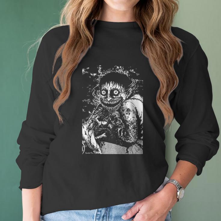 Junji Ito Haunted House Women Long Sleeve Tshirt