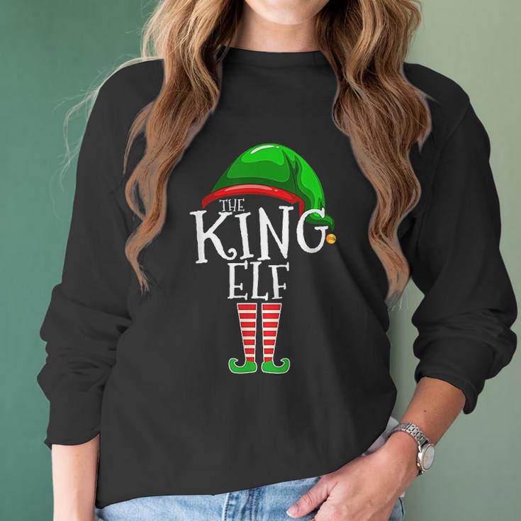 The King Elf Family Matching Group Christmas Women Long Sleeve Tshirt