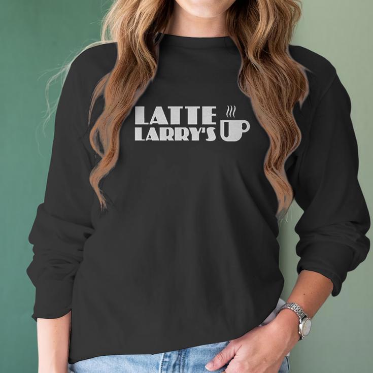 Latte Larrys Coffee Women Long Sleeve Tshirt