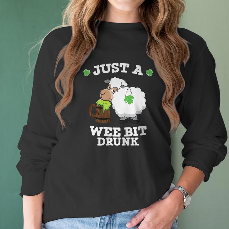 Leprechaun Sheep Beer St Paddy Day Women Long Sleeve Tshirt