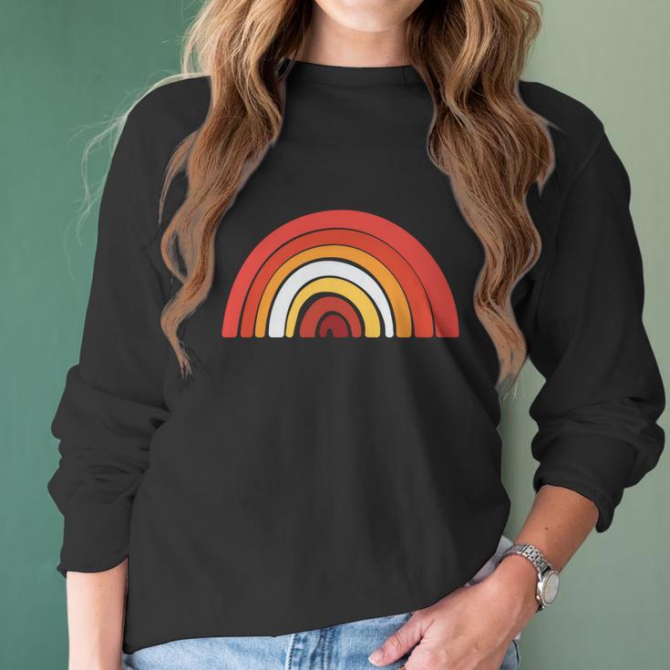 Lgbtq Butch Lesbian Flag Gift Lgbtqia Rainbow Butch Lesbian Cute Gift Women Long Sleeve Tshirt