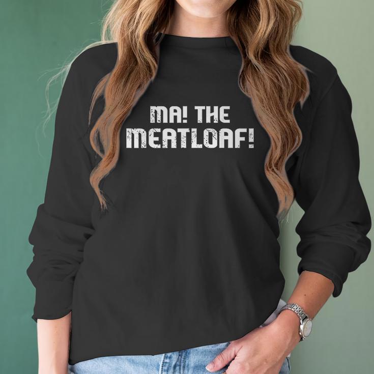 Ma The Meat Loaf Funny Mom Cooking Women Long Sleeve Tshirt