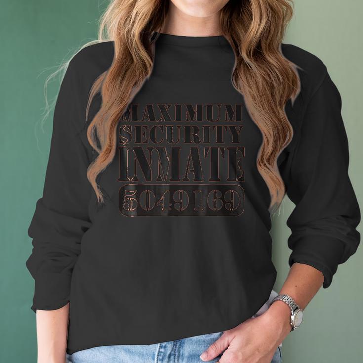 Maximum Security Inmate Halloween Women Long Sleeve Tshirt