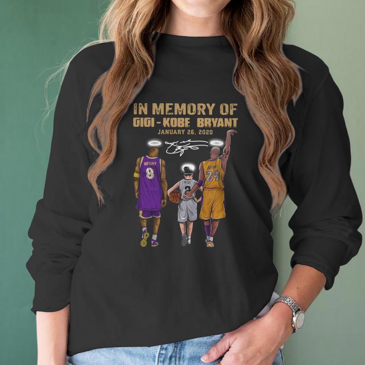 In Memory Of Kobe And Gigi Signature Women Long Sleeve Tshirt