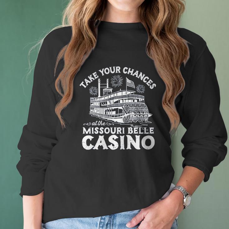 Missouri Belle Casino Graphic Women Long Sleeve Tshirt