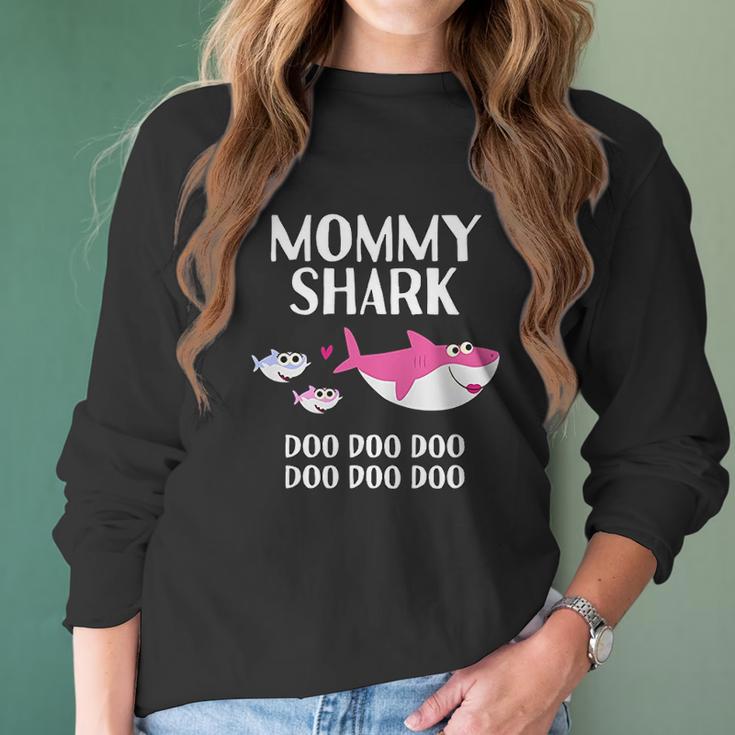 Mommy Shark Doo Doo Shirt Mommy Shark Mothers Day Gift Women Long Sleeve Tshirt