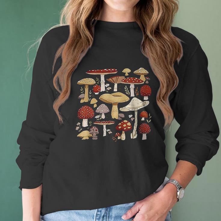 Mycology Shrooms Mushroom Women Long Sleeve Tshirt