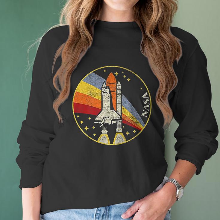 Nasa Rainbow Women Long Sleeve Tshirt