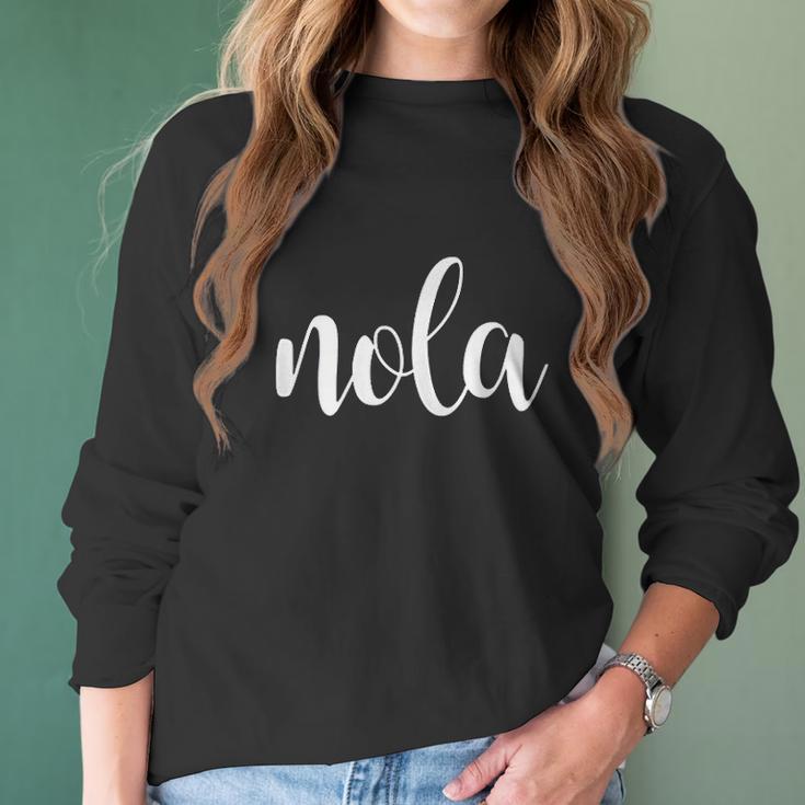 Nola Women Mardi Gras Women Long Sleeve Tshirt