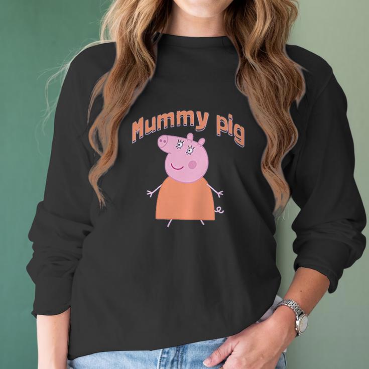 Peppa Pig Mummy Pig Women Long Sleeve Tshirt