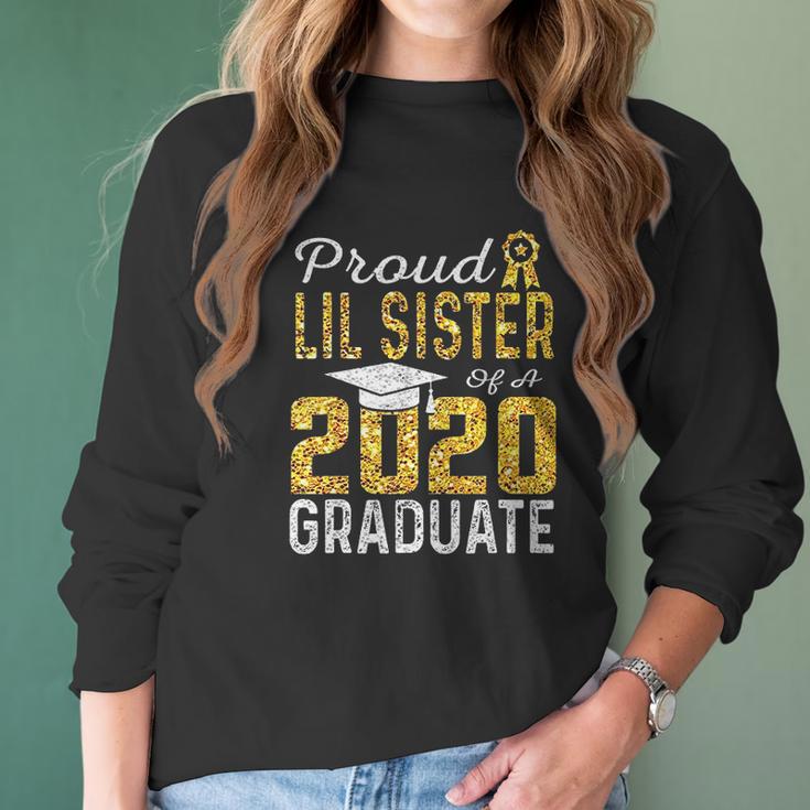 Proud Lil Sister Of A 2020 Graduate Women Long Sleeve Tshirt